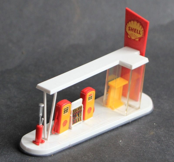 Wiking Shell Gasstation 1960 Plasticmodel (5700)